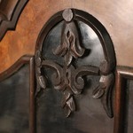 Антикварная навесная голландская витрина 1900-х гг. 