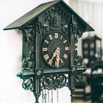Старинные настенные часы из Германии