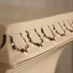 Антикварная тумба-подставка из керамики 1920-х гг. 