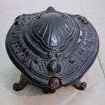Антикварное декоративное ведро из металла 1880-х гг.