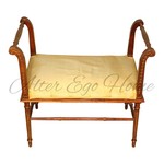 Антикварный табурет в стиле неогрек 1890-х гг. 