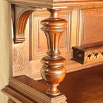 Антикварный буфет с резными филенками 1860-х гг.