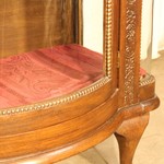 Антикварный чайный столик тёмного дуба 1910-х гг. 