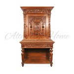 Антикварный французский дубовый шкаф 1860-х гг. 