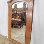 Антикварное зеркало в ореховой раме 1880-х гг. 