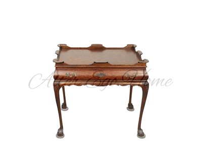 Антикварный чайный столик в стиле Чиппендейл 1910-х гг. 