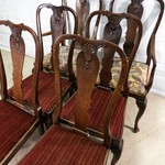 Комплект антикварной мебели для сидения в стиле Чиппендейл 1910-х гг.