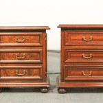 Пара антикварных прикроватных тумб 1960-х гг. 