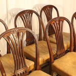 Комплект из 6-ти антикварных стульев со сквозной спинкой 1900-х гг. 