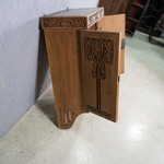 Настенный шкафчик с контррельефными композициями 1900-х гг.