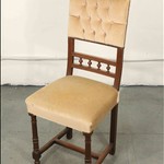 Комплект антикварных стульев с резной балюстрадой 1880-х гг.