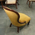 Антикварное кресло-туфелька 1850-х гг. 