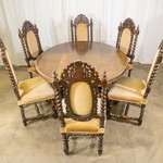 Комплект из 6-ти антикварных стульев 1850-х гг. 