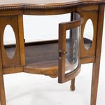 Антикварный чайный столик-тумба 1890-х гг.