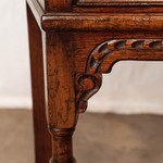 Антикварная консоль темного дуба 1950-х гг. 