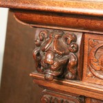 Антикварный дубовый сервант 1840-х гг. 