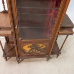Антикварный шкаф в стиле неоклассицизм с живописной вставкой 1850-х гг.