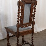 Комплект из 6-ти антикварных стульев в стиле неоренессанс с резным навершием 1850-х гг. 