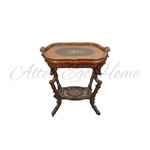 Антикварный чайный столик со съемным подносом 1840-х гг.