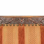 Комплект антикварных стульев с пышными сиденьями 1910-х гг. 