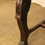 Комплект из антикварных стульев из каштана с резной спинкой 1910-х гг. 