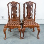 Комплект из 4-х стульев в стиле Чиппендейл 1910-х гг.