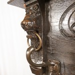 Антикварная резная вешалка 1870-х гг. 