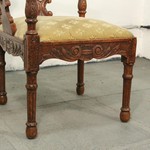 Пара антикварных кабинетных кресел 1840-х гг. 