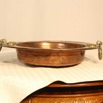 Антикварная жаровня из меди 1830-х гг. 