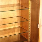 Антикварный шкаф на высоких ножках 1920-х гг. 