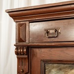Антикварный голландский шкаф с живописными сюжетами 1870-х гг. 