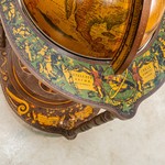 Винтажный барный шкаф в виде глобуса 