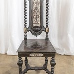 Антикварный стул с инкрустацией беренады 1840-е гг. 