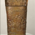 Антикварное ведро для золы (зольник) из латуни 1900-х гг. 