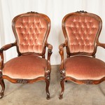 Комплект антикварной мягкой мебели из палисандра 1840-х гг. 