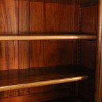 Антикварный одночастный буфет с резным навершием 1870-х гг. 