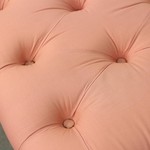 Винтажная скамья с обивкой капитоне 1950-х гг. 