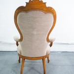 Кресло со спинкой капитоне 1870-х гг.
