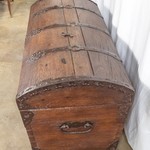 Антикварный дубовый сундук с металлическим убранством 1810-х гг. 