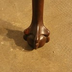 Антикварный столик в стиле Чиппендейл 1950-х гг. 