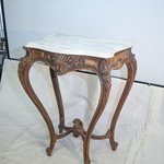 Антикварный стол-консоль с мраморной столешницей 1860-х гг.