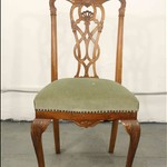 Комплект из 4-х антикварных стульев в стиле Томаса Чиппендейла 1890-х гг. 