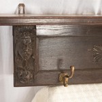 Антикварная настенная вешалка 1880-х гг. 