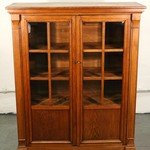 Антикварный книжный шкаф 1880-х гг. 