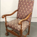 Пара антикварных кресел в стиле необарокко 1900-х гг. 