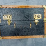 Антикварный кожаный чемодан Turner & Glanz 1920-х гг.
