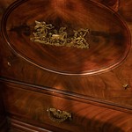 Антикварный книжный шкаф с стиле ампир 1870-х гг. 