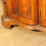 Антикварный шкаф-секретер с разомкнутым фронтоном 1950-х гг. 