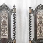 Антикварный стул с инкрустацией беренады 1840-е гг. 
