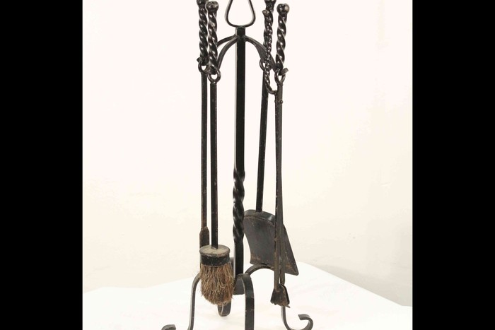Комплект антикварных каминных аксессуаров 1920-х гг. 